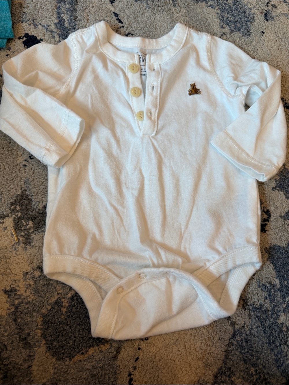 White gap bodysuit